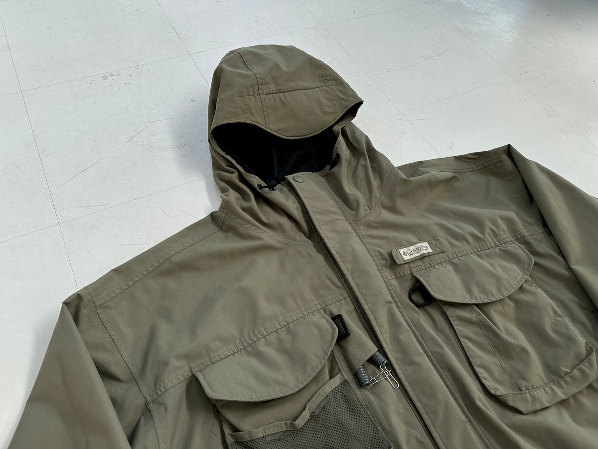 超スペシャル コロンビア PFG フィッシングジャケット XL ODアウトドア・釣り・旅行用品