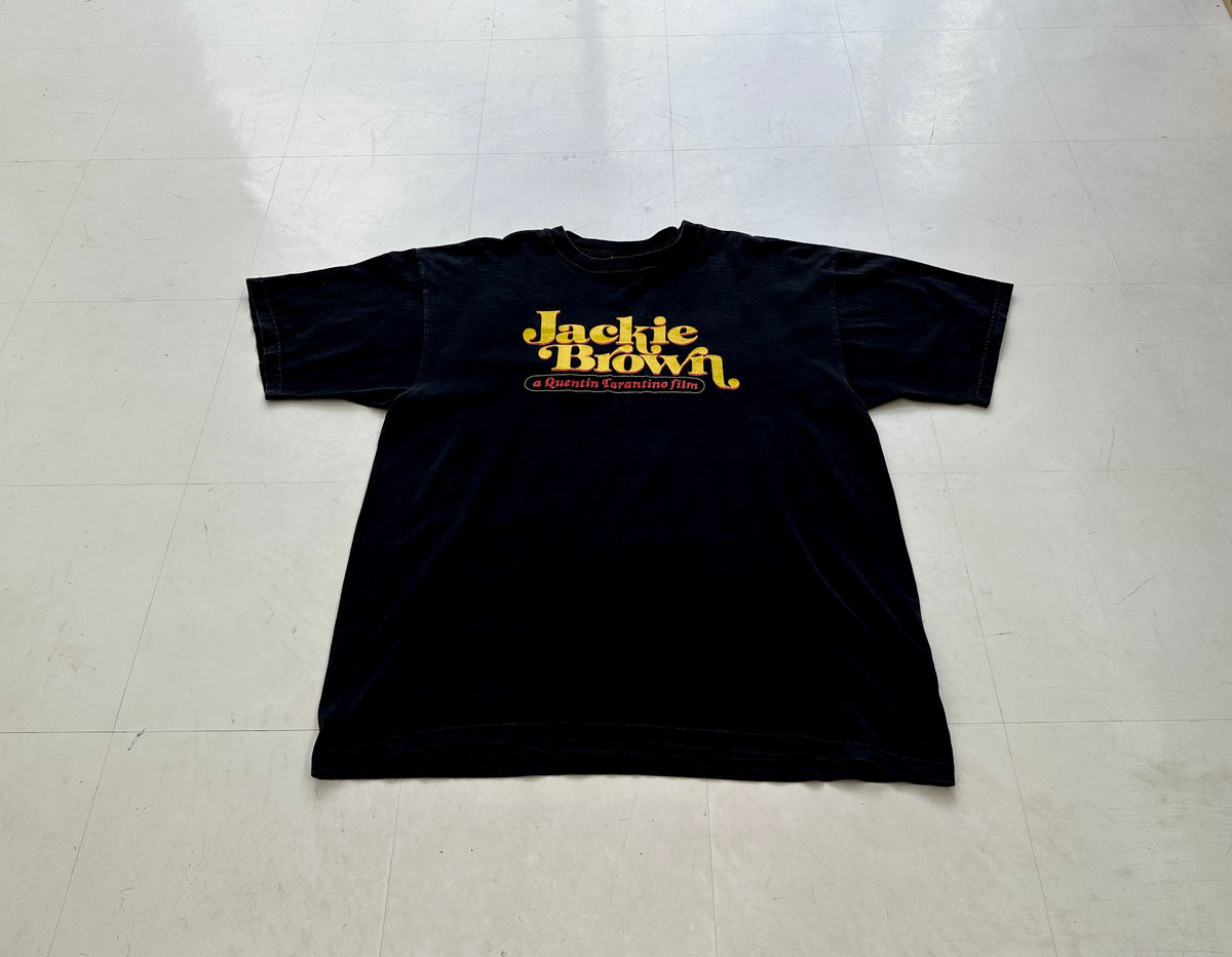 90s Jackie Brown Logo T-shirt XL – NO BURCANCY