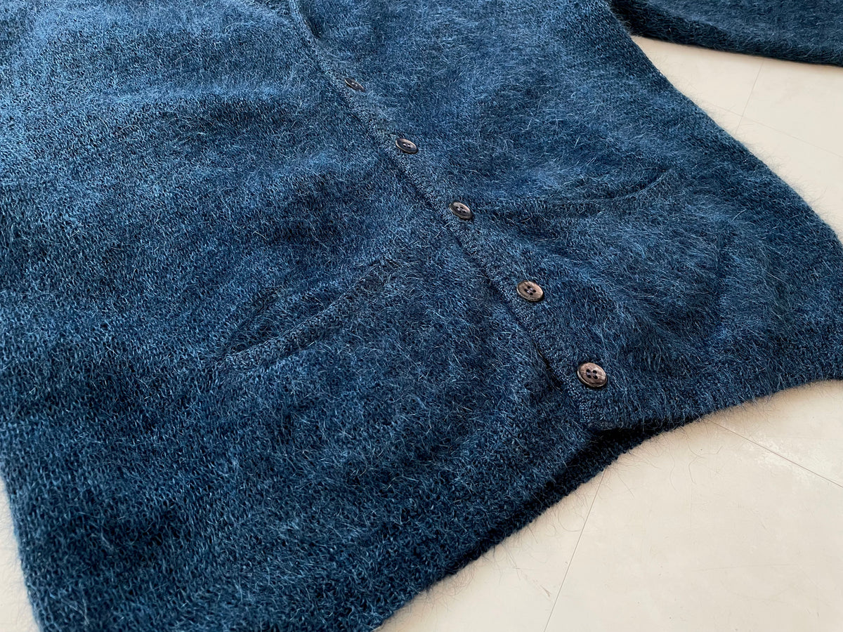 60s Vintage Drummond Mohair Cardigan L Navy – NO BURCANCY