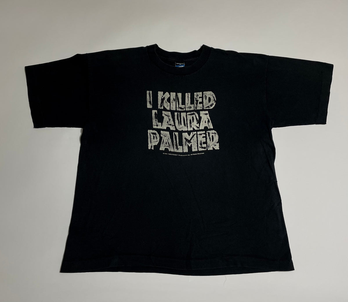 90s vintage TwinPeaks “I killed Laura palmer” XL – NO BURCANCY