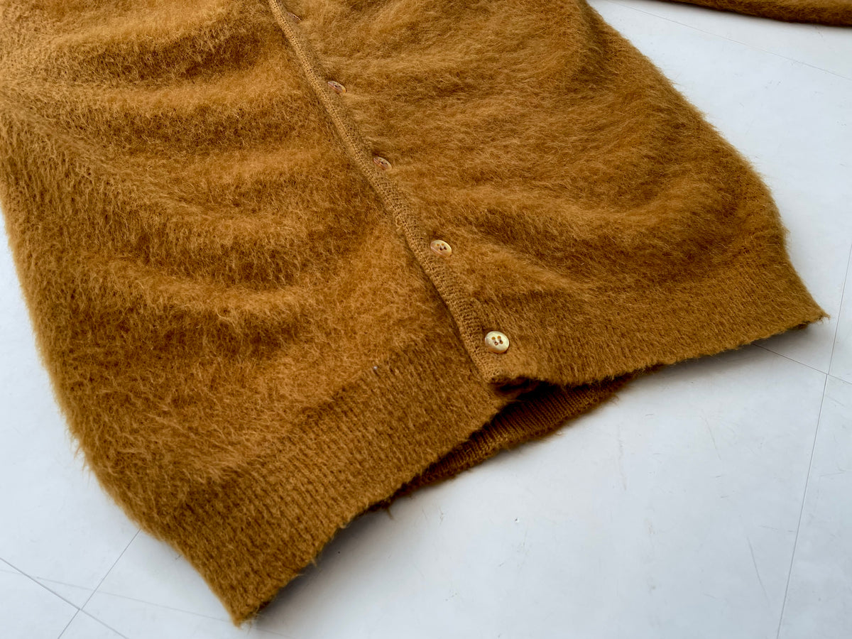 60s Vintage Sears Mohair Cardigan M Mustard – NO BURCANCY