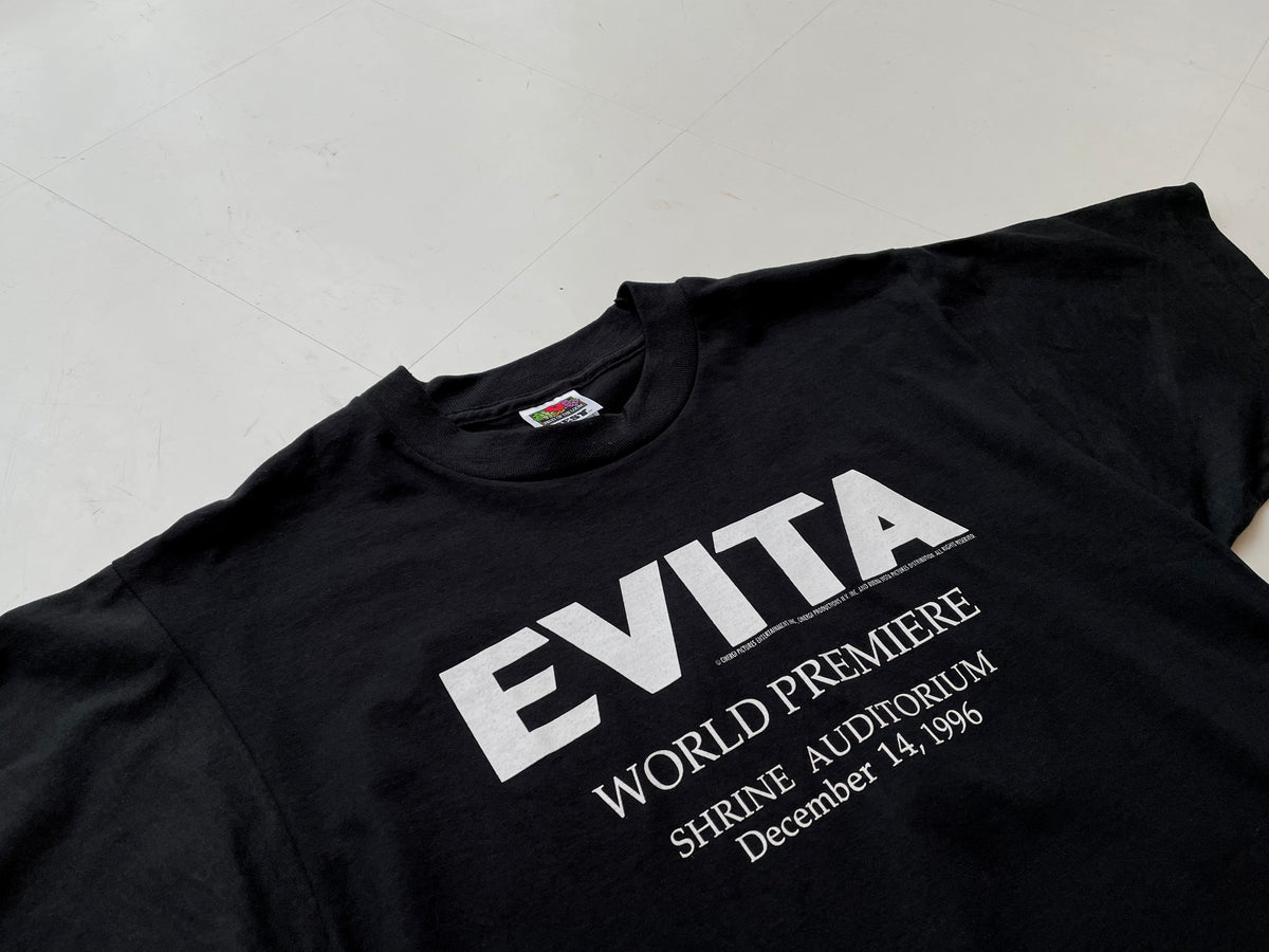 90s Vintage EVITA Movie T Shirt L Black