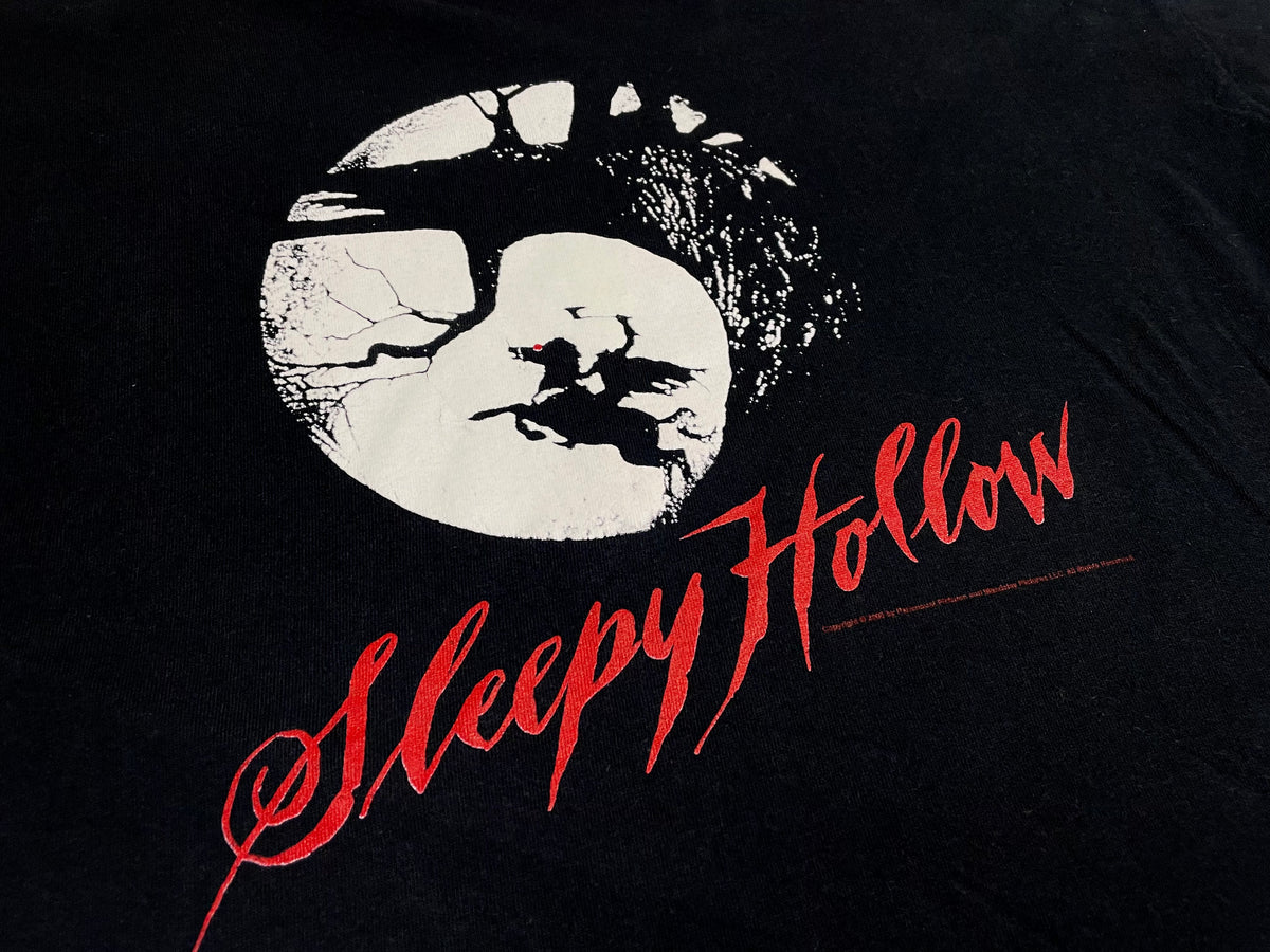 90s Vintage Sleepy Hollow T-shirt XL Black – NO BURCANCY