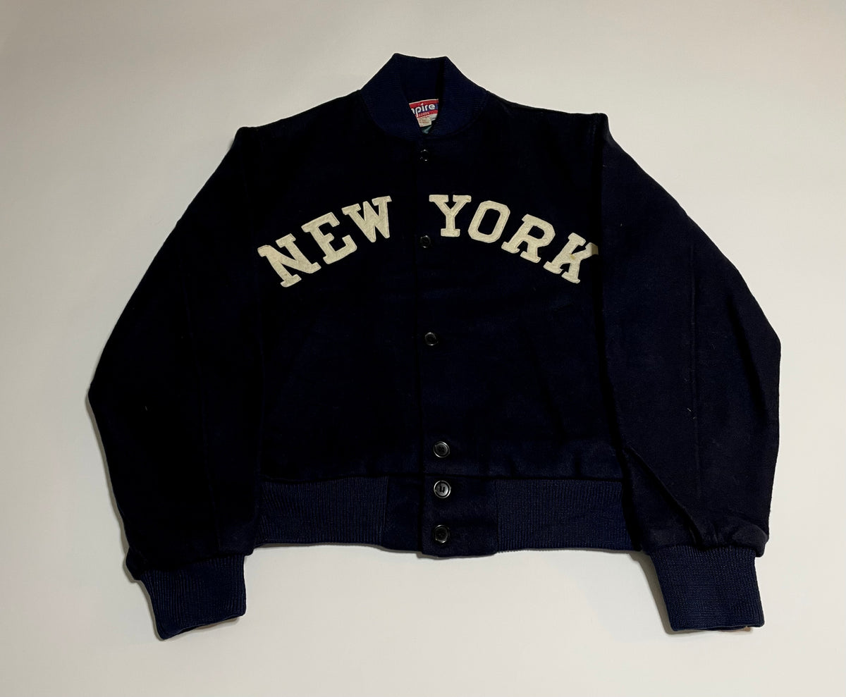 80s vintage NEW YORK Empire varsity jacket M – NO BURCANCY