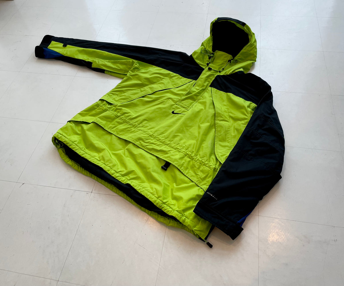 90s NIKE ACG Anorak Hoodie XL Lime – NO BURCANCY