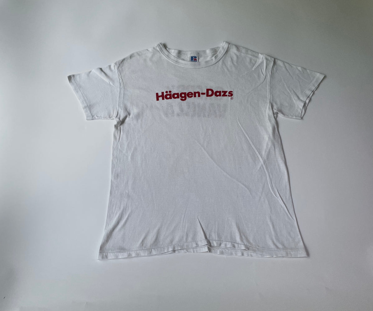 80s vintage Haagen dazs “Cherry Vanilla”Tshirt XL – NO BURCANCY