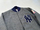 COOPERSTOWN COLLECTION MLB NY YANKEES Varsity Jacket L Gray