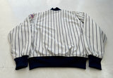 Felco MLB NY YANKEES Stripes Varsity Jacket M White