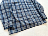 90s Pendleton ShadowPlaid Board Shirt L Blue