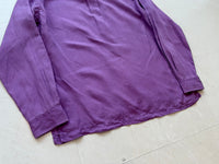 90s Polo Ralph Lauren Silk&Linen Loop L/S Shirt M Lavender