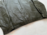 90s Polo Ralph Lauren Leather SwingTop Jacket XL MossGreen