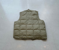 80s Eddie Bauer Quilting Puffer Vest 42 Ivory