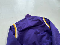 Los Angeles Lakers Nylon Varsity Jacket L Purple