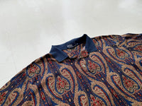 90s Polo RalphLauren Big Paisley Polo Shirt XXL