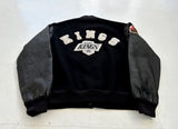 CHALK LINE Los Angeles KINGS Varsity Jacket L Black