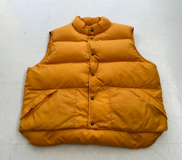 90s L.L.Bean Puffer Vest XL Yellow