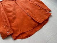 90s Polo RalphLauren L/S Shirt L Hermes Orange