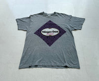 90s Haagen Dazs Extras T-shirt Gray