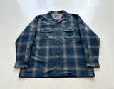 90s Pendleton ShadowPlaid Board Shirt XL Navy