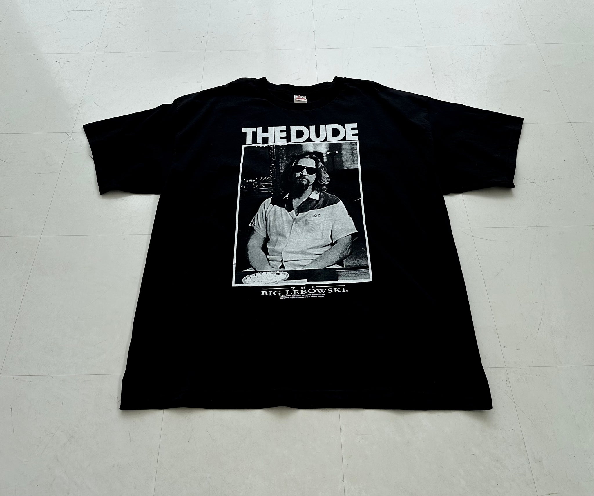 XL デッドストック Big Lebowski ビッグリボウスキ 重たい Tシャツ 茶色