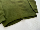 60s CAMPUS Mohair Cardigan L IvyGreen