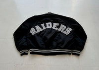 90s ChalkLine Raiders Varsity Jacket L Black