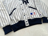 Felco MLB NY YANKEES Stripes Varsity Jacket M White