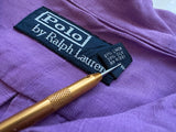 90s Polo Ralph Lauren Silk&Linen Loop L/S Shirt M Lavender