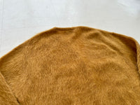 60s cepner Mohair Cardigan M GoldenBrown