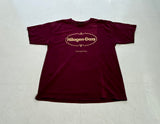 Vintage Haagen Dazs Logo T-shirt L Burgundy