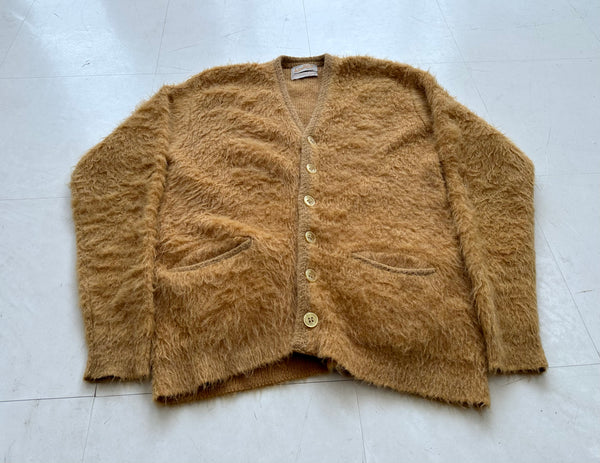 60s Kandahar Mohair Cardigan Goldenbrown