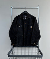 90s Carhartt Chore Coat 44 Black