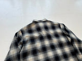 90s Polo Ralph Lauren Shadow Plaid Western Shirt XL Black & White