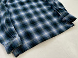 90s Pendleton Shadow Plaid Board Shirt M Blue