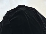 90s Polo Ralph Lauren ARMOND Velvet L/S Shirt L Black