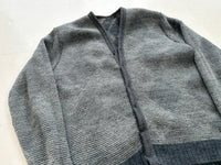 60s Brentwood Argyle Cardigan XL Gray