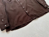 90s Polo Ralph Lauren Rayon Loop Shirt L DeepBrown