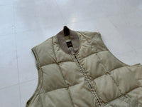 80s Eddie Bauer Quilting Puffer Vest 42 Ivory