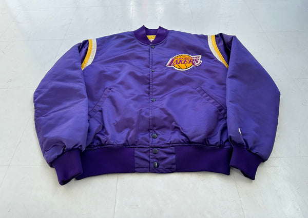 STARTER NBA LAKERS Varsity Jacket L Purple