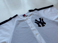 90s Majestic NY Yankees Jersey XL White&Navy