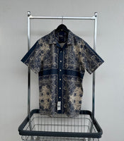 90s Polo RalphLauren Deadstock VINTAGE CALDWELL Cross Paisley Loop Shirt L