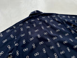 90s Polo Ralph Lauren LANCE Chain Shirt M DeepNavy