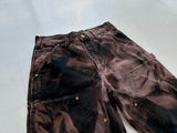 Carhartt Double Knee Pants 31x32 Black SuperFaded