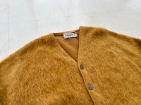 60s cepner Mohair Cardigan M GoldenBrown