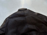 80s Eddie Bauer Leather Puffer Jacket M