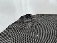 90s Polo Ralph Lauren Houndstooth Rayon Loop Shirt XL