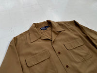 90s Polo RalphLauren Rayon Loop Shirt M Ivory