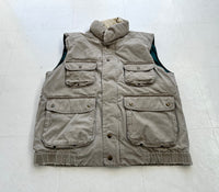 80s Eddie Bauer Puffer Vest L Grege