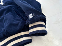 STARTER MLB NY YANKEES Corduroy Varsity Jacket Navy