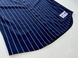 90s Majestic NY Yankees Jersey XL Navy Striped